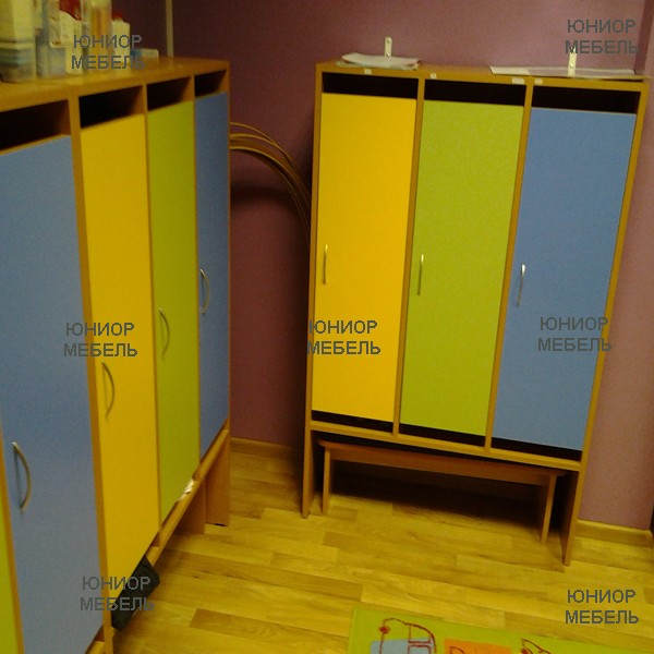 Комплект шкафов для детского сада